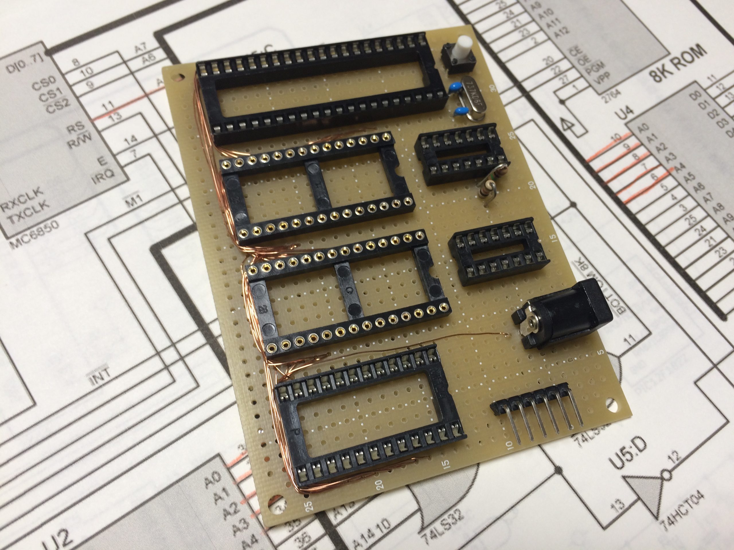 SBC8080 SUBボードへつなぐZ80 CPUボードの作成 | KUNINET BLOG