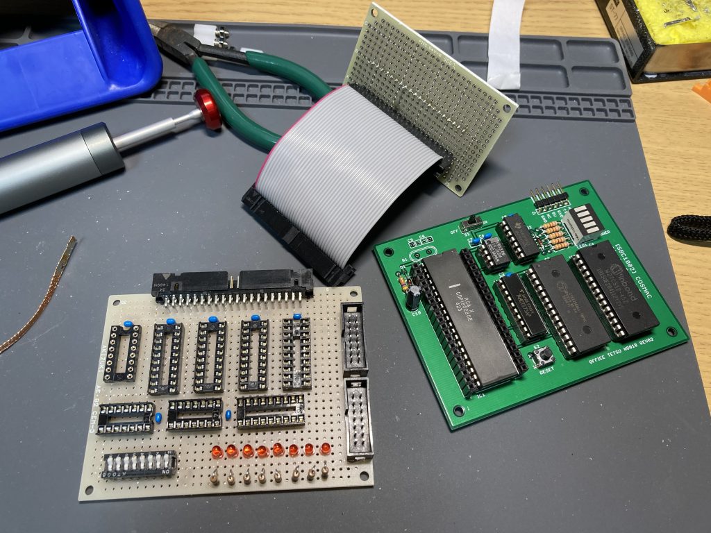 SBC1802用LEDテストI/Oボードを作る | KUNINET BLOG