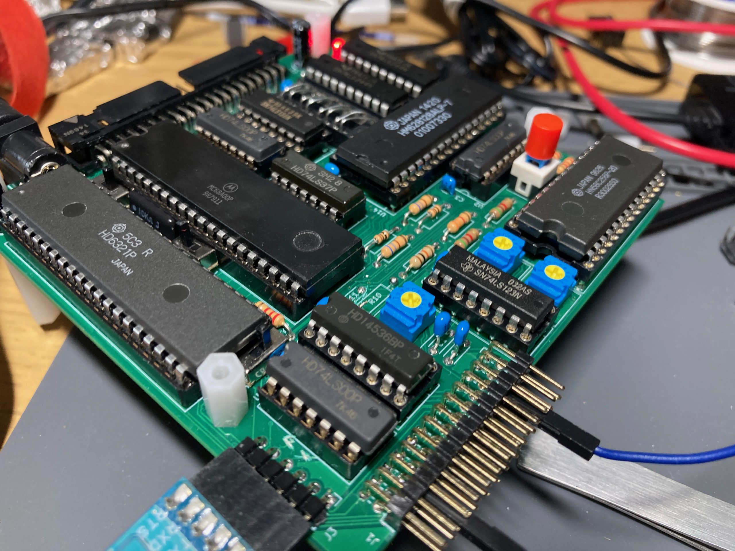 MC6800 CPUボード(2) プリント基板化 | KUNINET BLOG